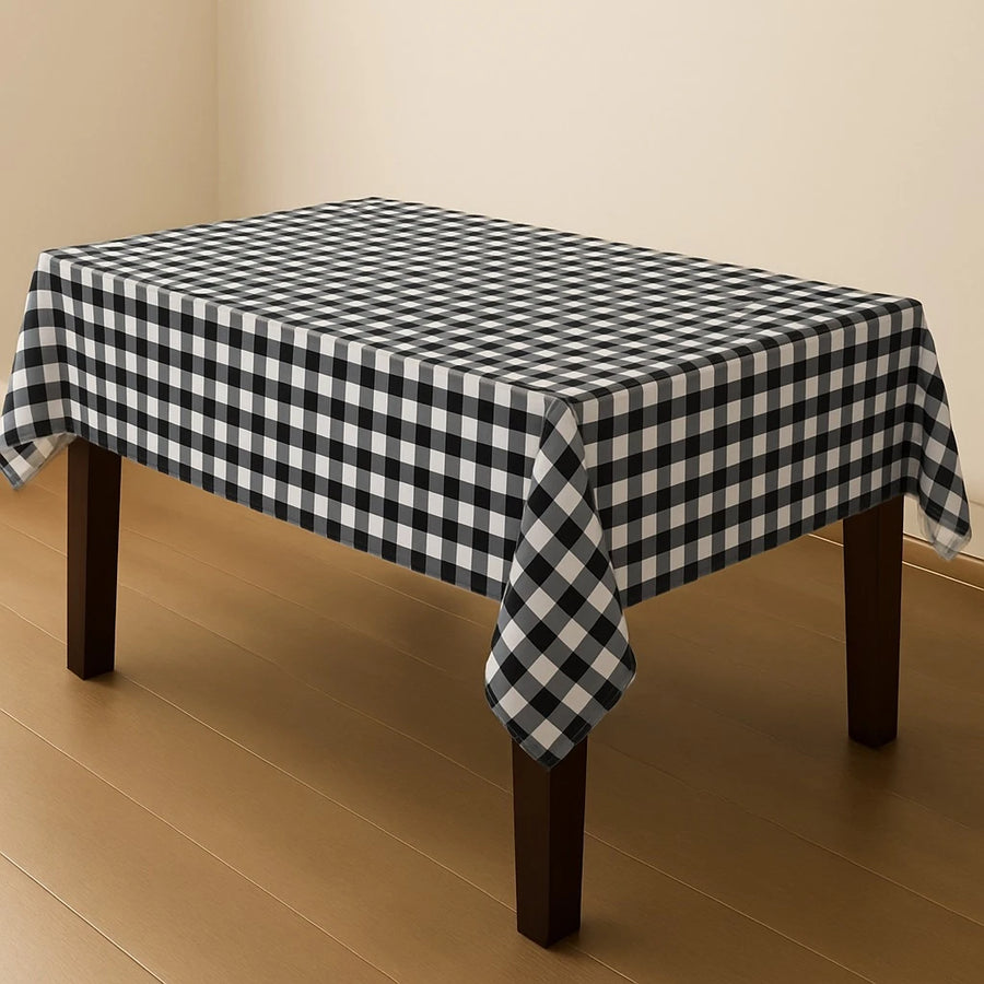 Waterproof Checkered Tablecloth – Easy-Clean, Spill-Resistant Table Cover for Kitchen, Dining & Outdoor Use