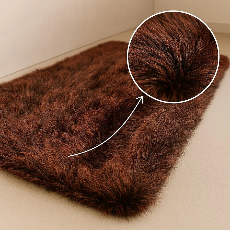 Luxurious Faux Fur Carpet-100×60 cm