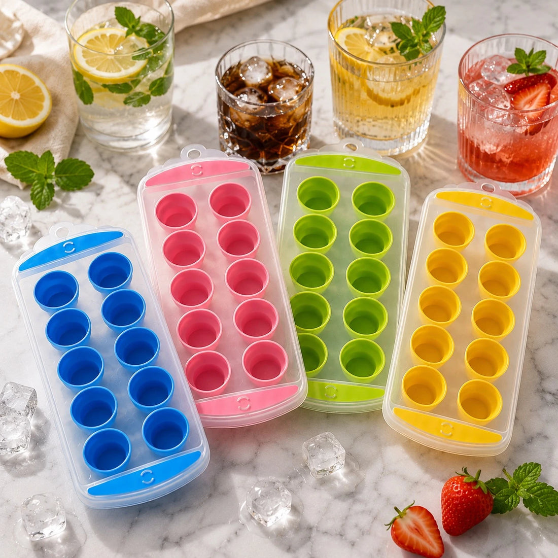 Silicone Ice Cube Tray