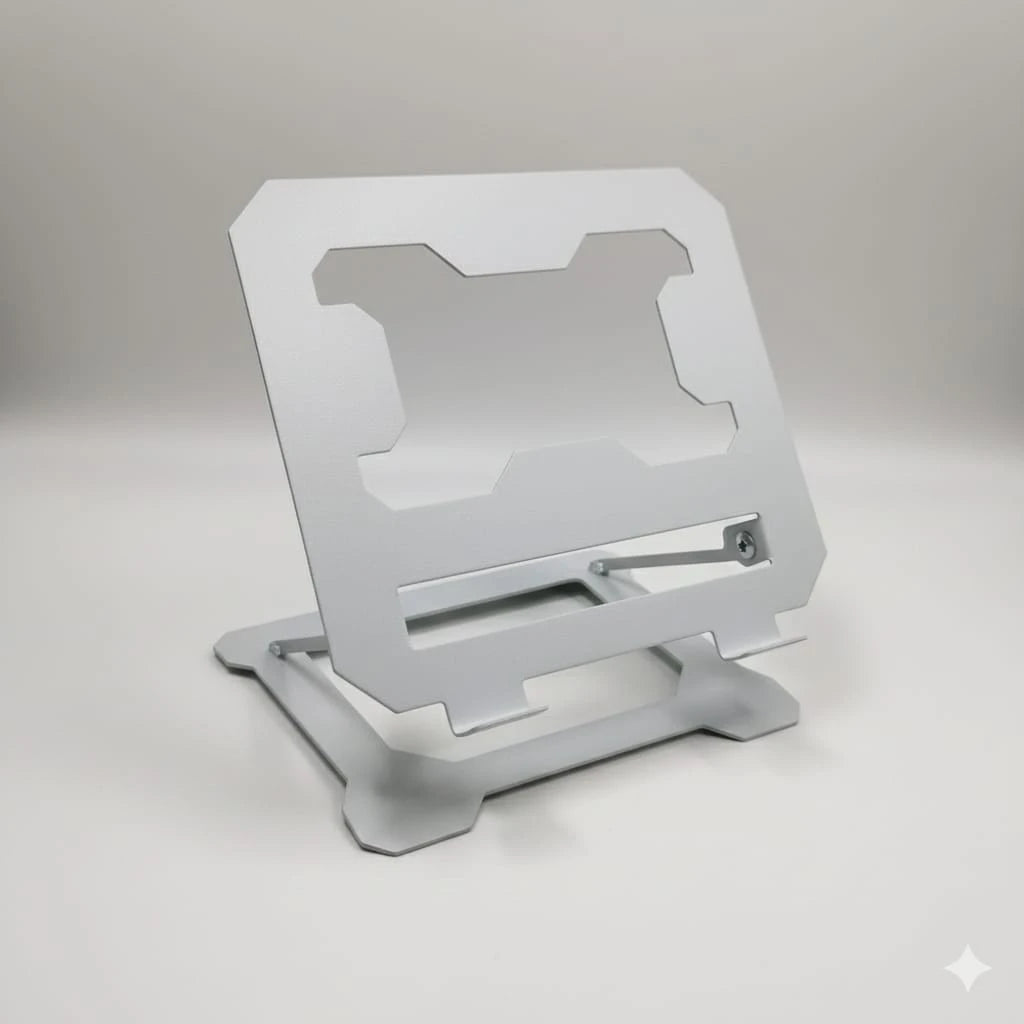 Carbon Steel Adjustable Laptop Cooling Stand Foldable Design, Up to 10–11.6 inches - Image 2