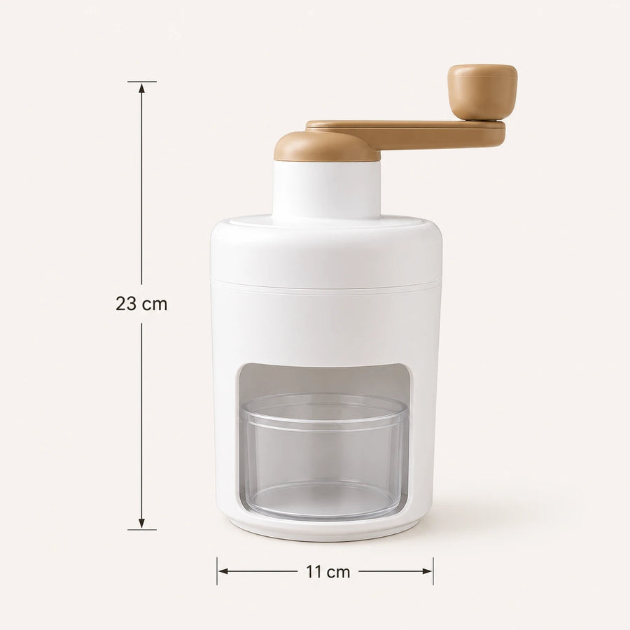 Ice Shaver Manual Ice Crusher Hand Crank Ice Shaving Machine Snow Cone Maker Portable Ice Grinder Kitchen Dessert Tool
