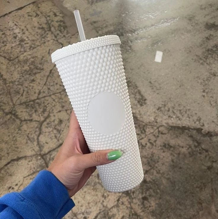 Plastic Cup With Straw
