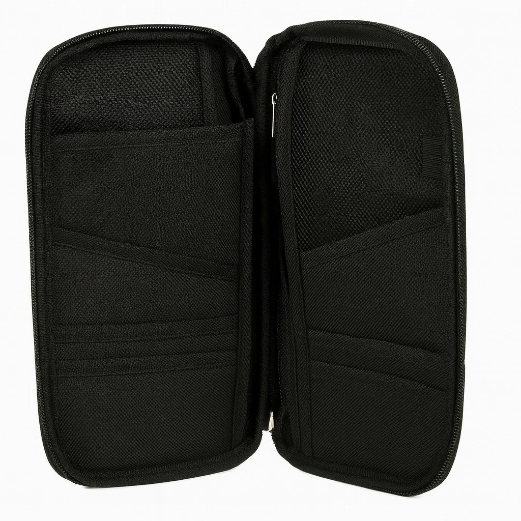 Travelus Travel Document Organizer Passport Holder Wallet Zipper Travel Wallet Card Holder Phone Storage Travel Pouch - Image 4