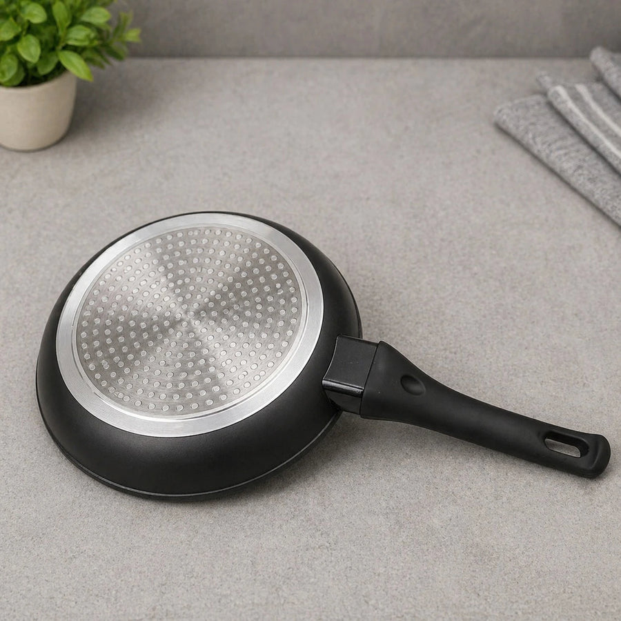 20 cm Aluminum Cookware Frying Pan Granite Coating Non Stick 4mm Thick Cooking Pan