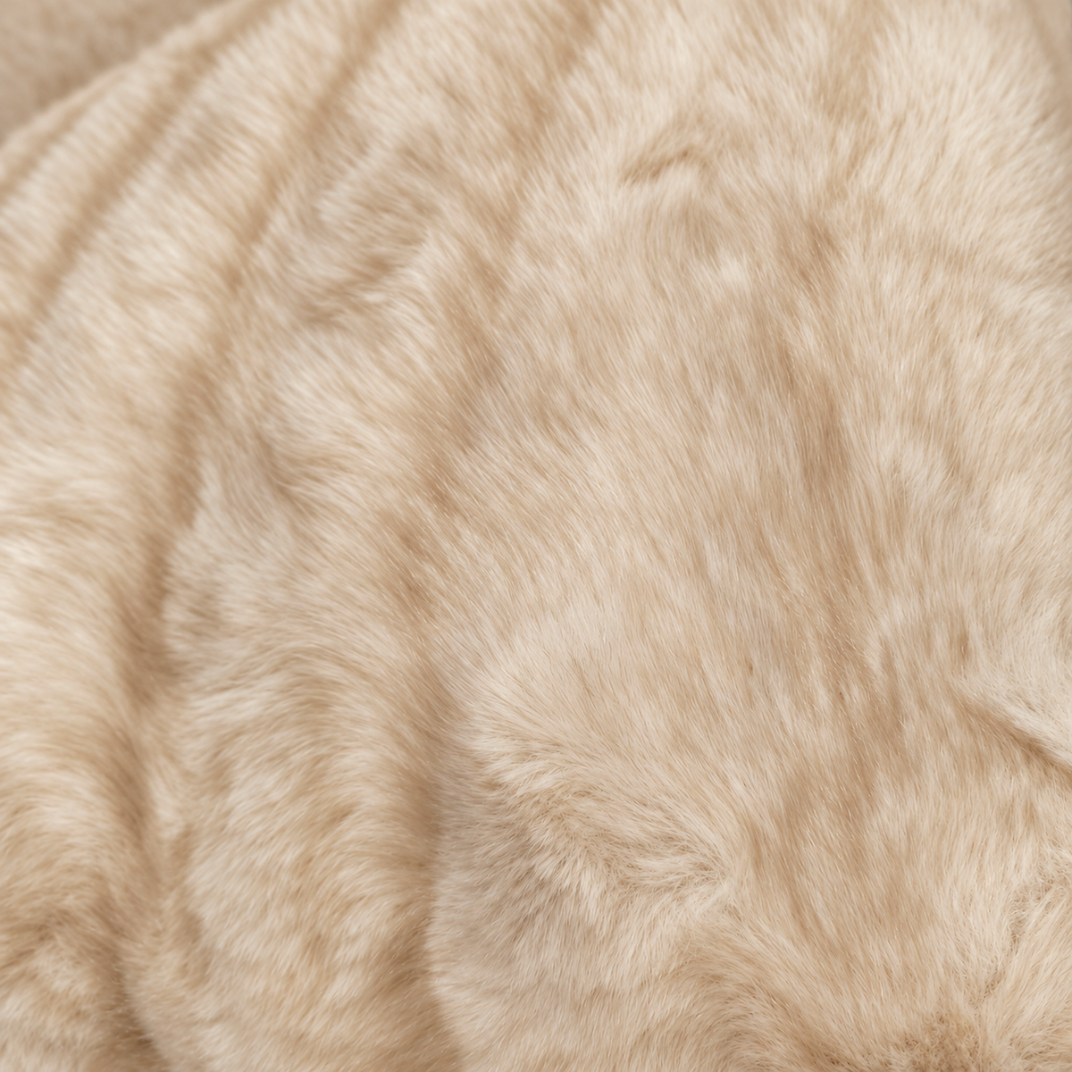 Faux Fur Decorative Cushion with Zipper