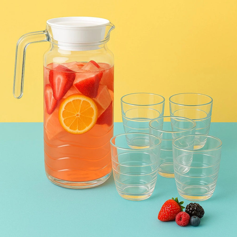Glass Drinking Set – 7 PCS