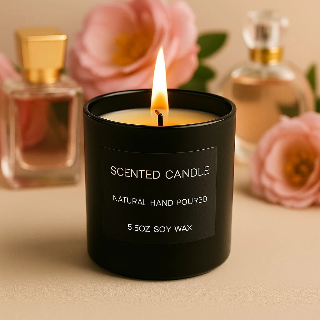 Black Jar Scented Soy Candle