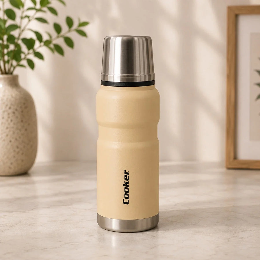 Cooker Thermos Water Bottle Stainless Steel Hunter Vacuum Flask Thermos Bottle Double Wall Insulated 500ML 26CM