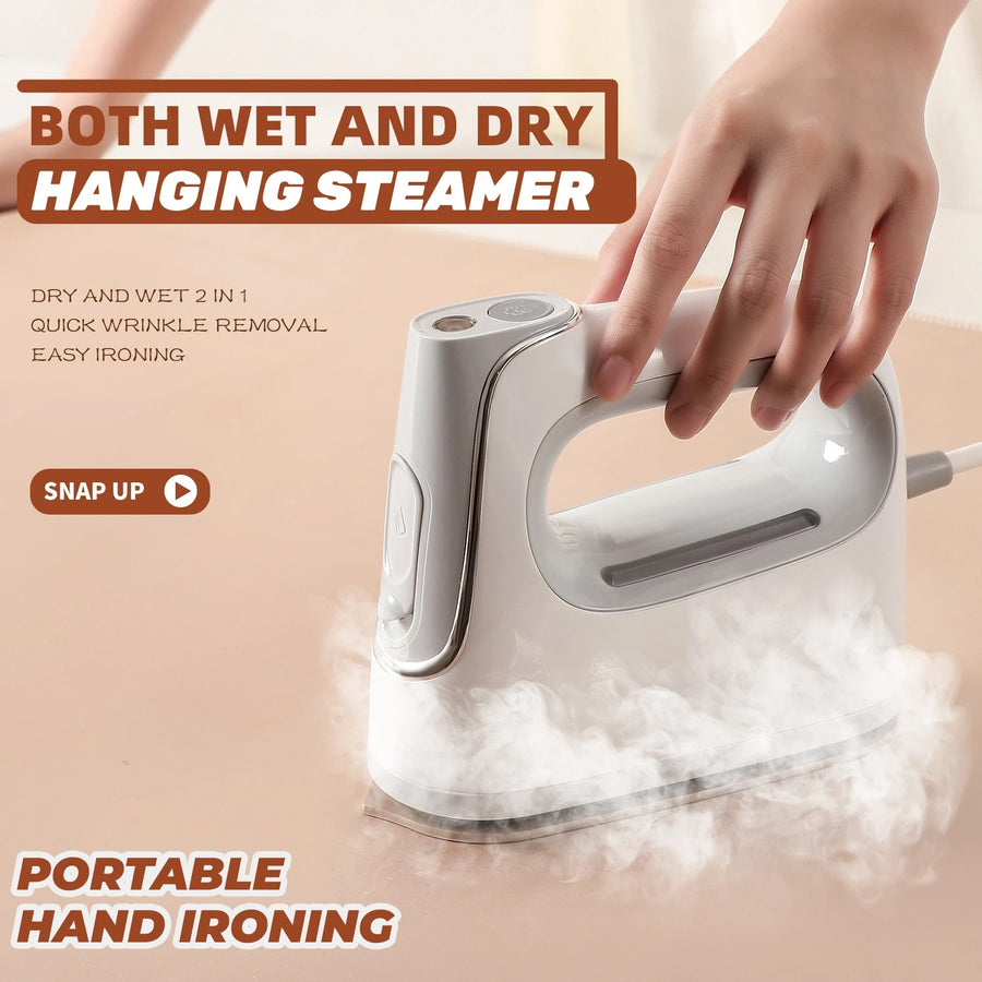 MDHL 1100W Portable Electric Steam Iron, Wet & Dry Use