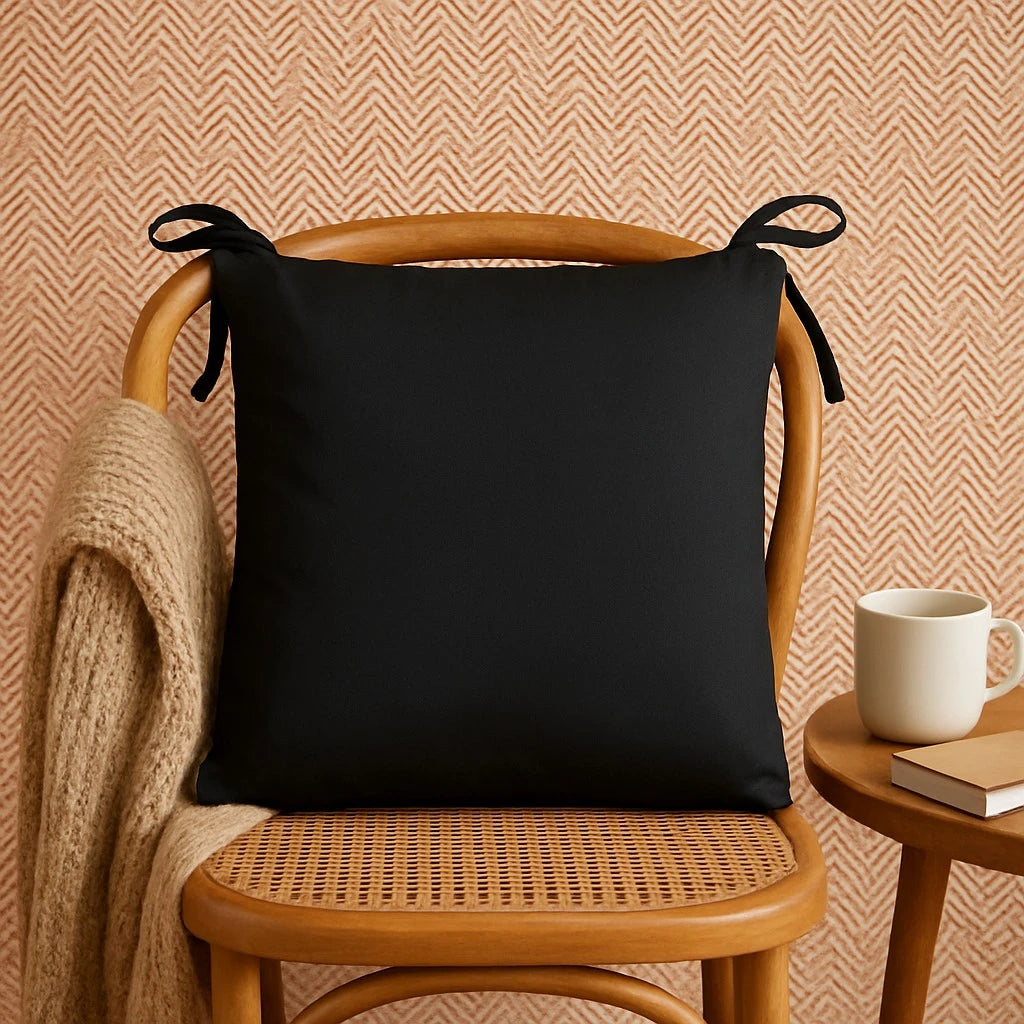 Soft Square Chair Cushion 40x40 cm Soft Fabric Padded Seat Cushion for Dining Kitchen and Home Chairs - Image 3