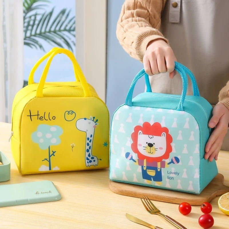Kids Cartoon Insulated Lunch Bag - Image 3