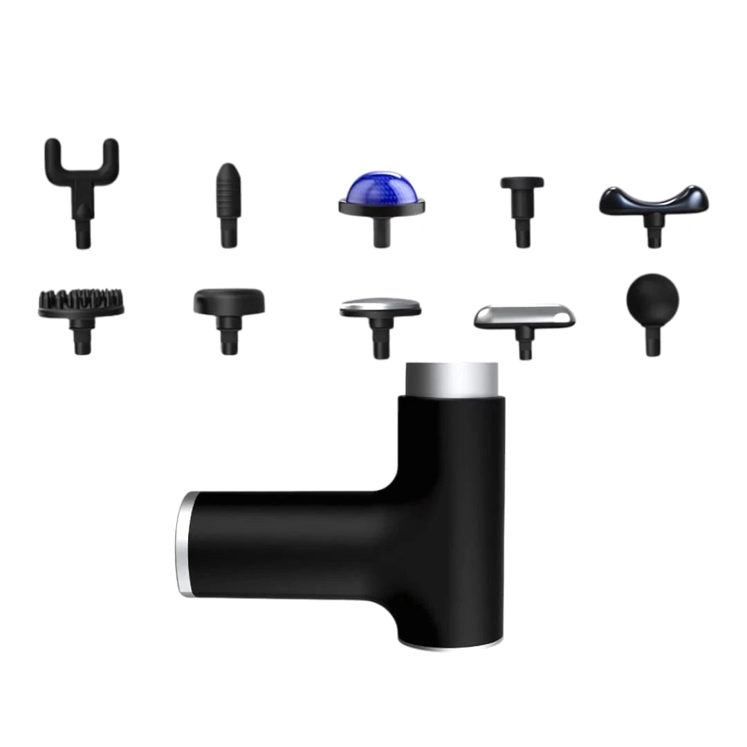 Massager Gun Deep Tissue Muscle Recovery Device Heat And Cold Therapy Rechargeable Handheld Muscle Massager LCD Display 2000mAh