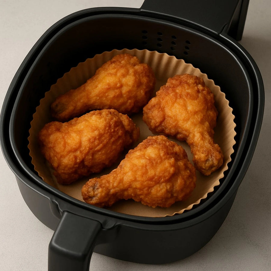 Air Fryer Paper Liners 50 PCS (16 cm × 4.5 cm)