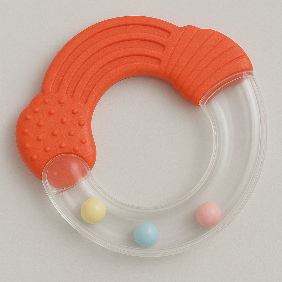 Rainbow Silicone Baby Teether