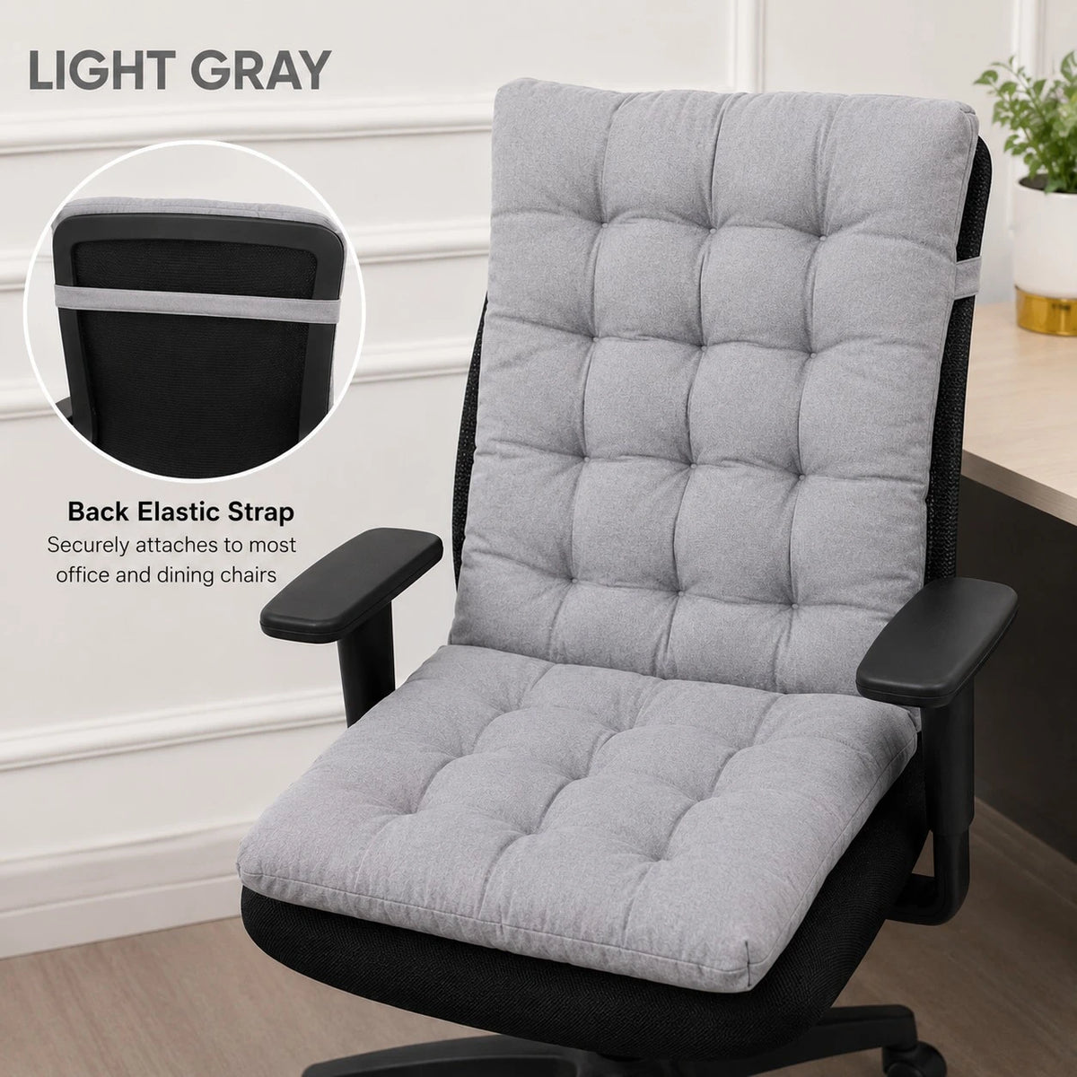 Floor Chair Cushion Tufted Seat Pad Back Support Floor Seating Cushion Tatami Meditation Chair Cushion 96 × 40 cm