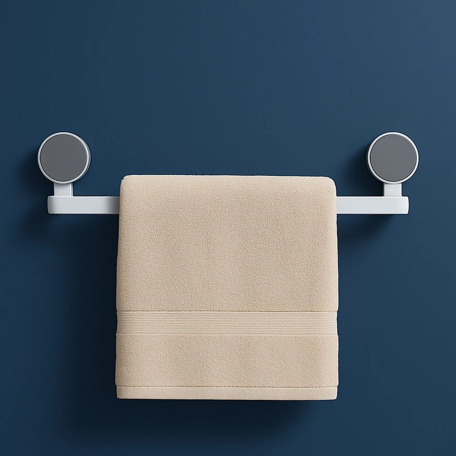 Self Adhesive Towel Rack No Drill Wall Mounted Kitchen Bathroom Towel Holder Storage Organizer 50 cm