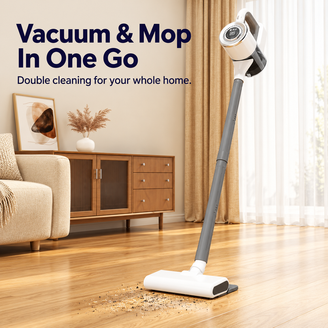 DENX Rechargeable Wireless Vacuum Cleaner 100W