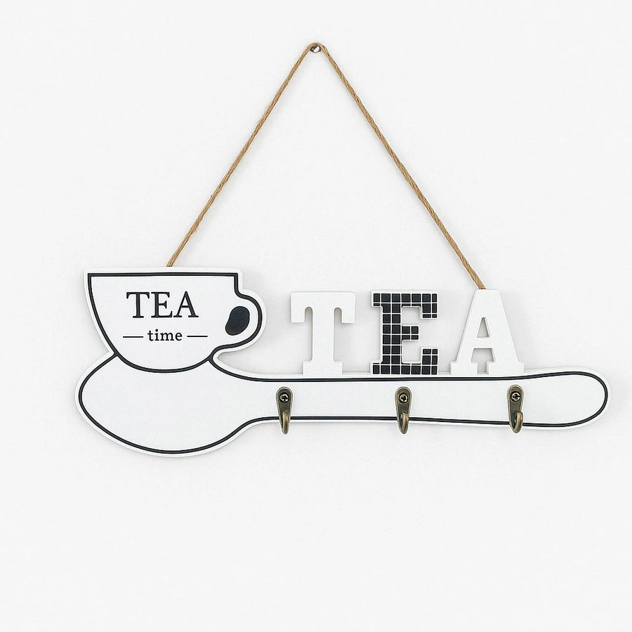 Tea Time Wall Hook Organizer