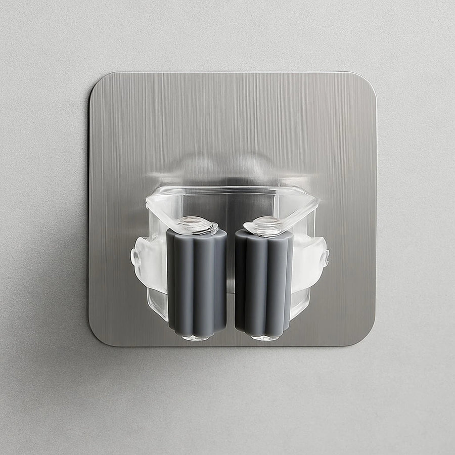 Wall-Mounted Mop & Broom Holder
