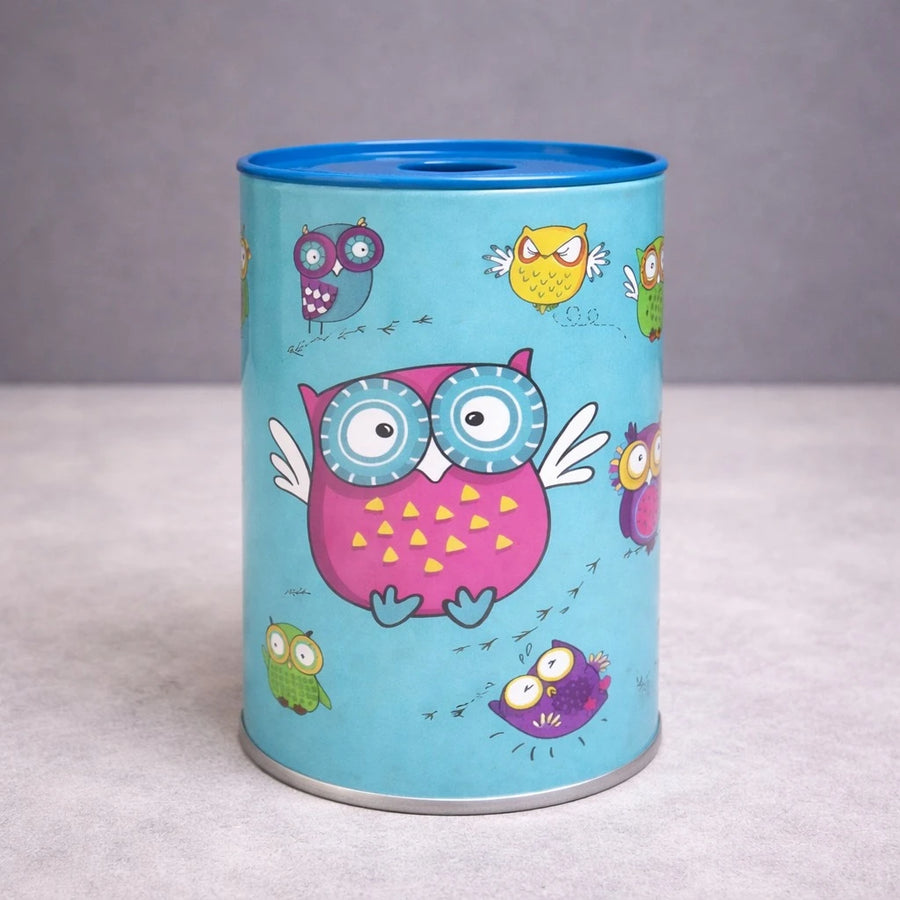 Metal Coin Bank Money Saving Tin Kids Piggy Bank Cash Box Coin Holder Decorative Storage Assorted Designs