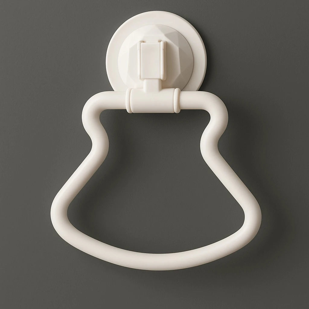 Wall Mounted U Shape Suction Towel Holder - Image 4