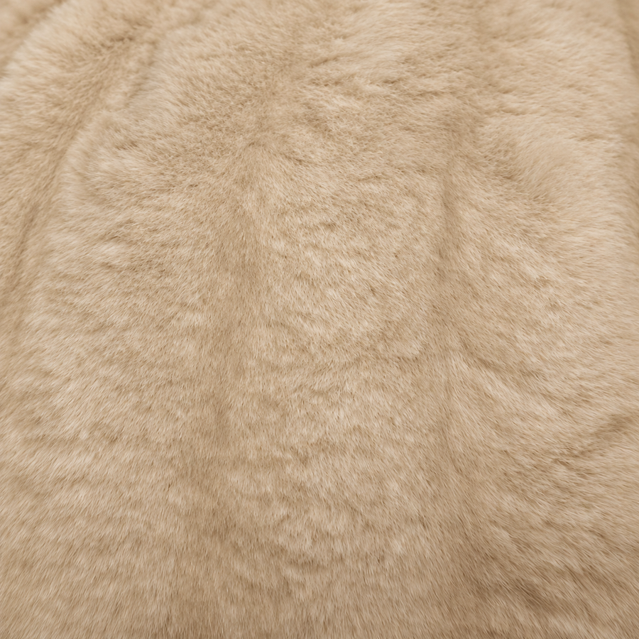 Faux Fur Decorative Cushion with Zipper