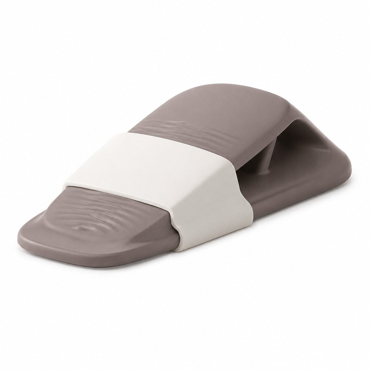 Non Slip TPR Door Stopper Wedge with Adhesive Holder