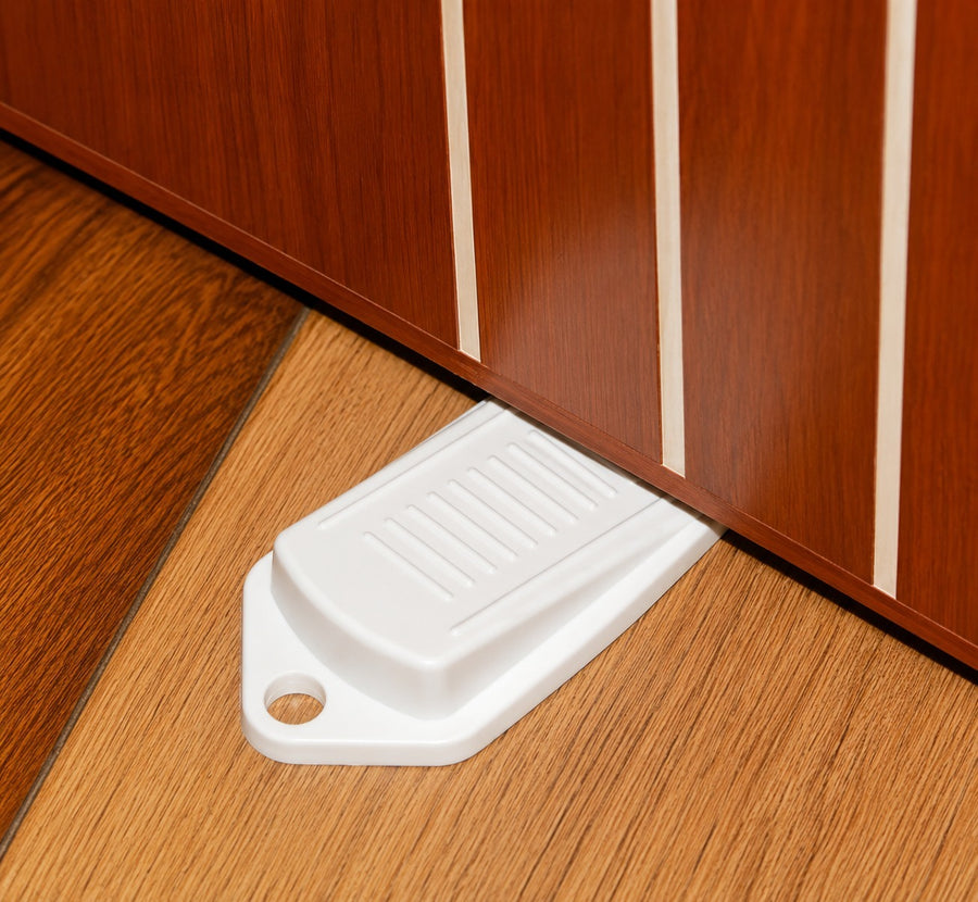 Heavy Duty Non Slip Rubber Door Stopper Wedges 2 PCS