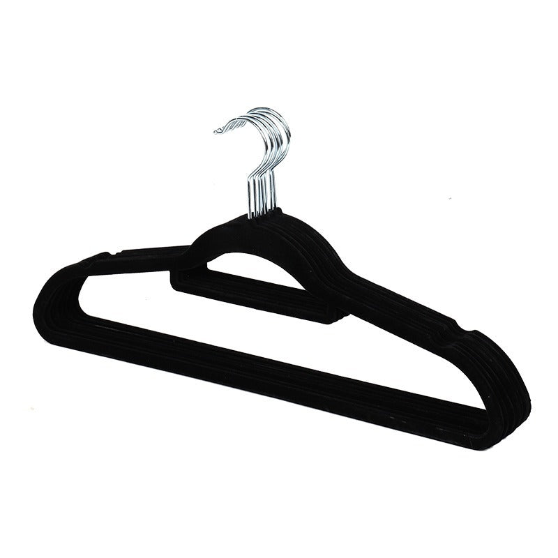 Fabric Covered Clothes Hangers with 360° Swivel Hooks 5 PCS