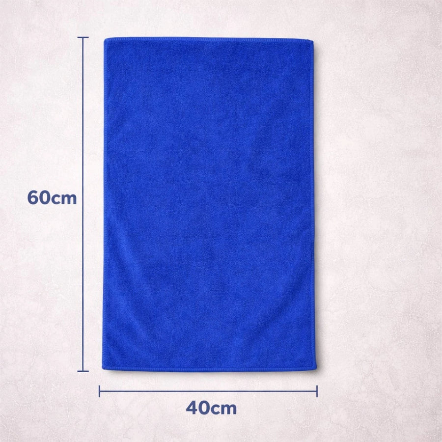 Car Microfiber Towel Soft Cleaning Cloth Absorbent Drying Polishing Towel 60 x 40