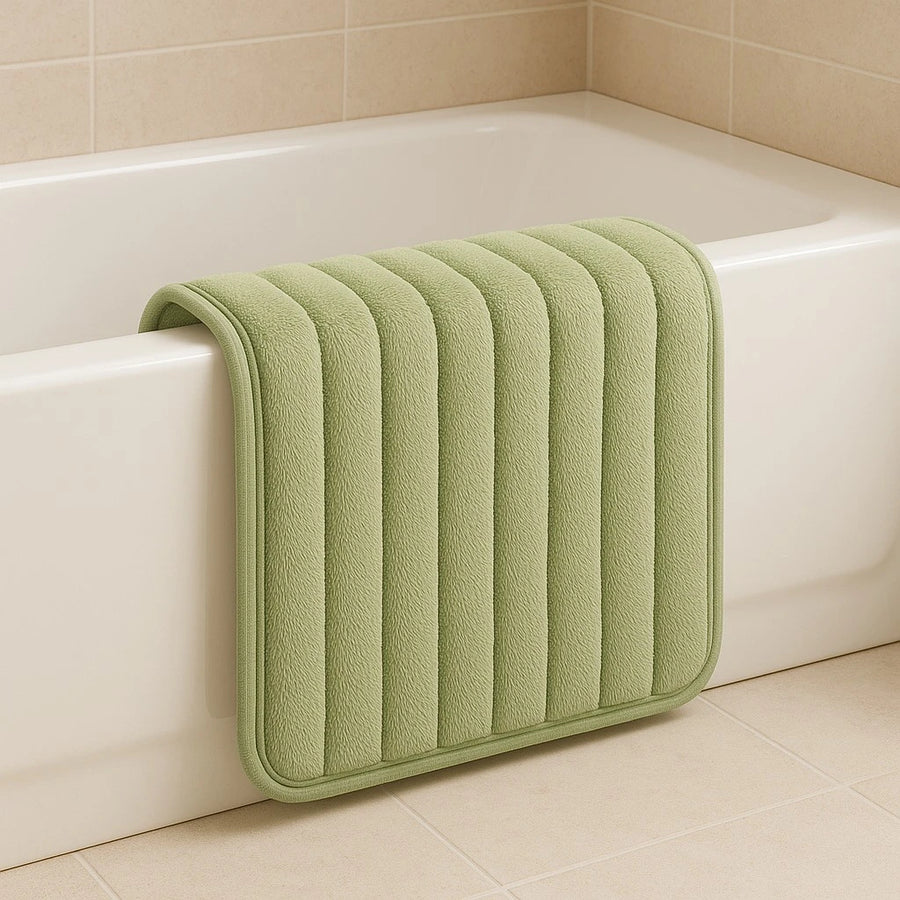 Soft Touch Ribbed Bath Ma
