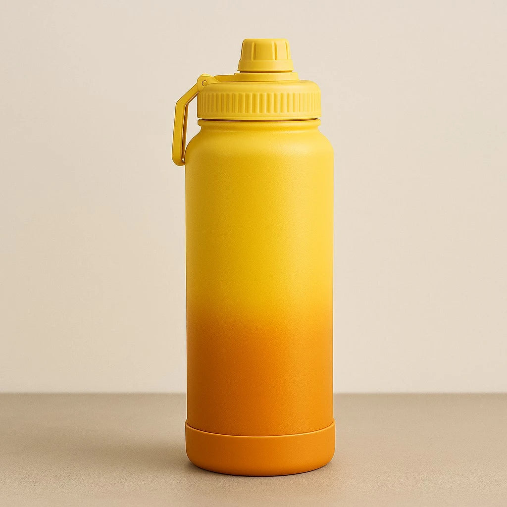 Stainless Steel Thermos Bottle 1200ml with Tea Infuser – Vacuum Insulated Leak-Proof Sports & Gym Water Bottle for Hot & Cold Drinks