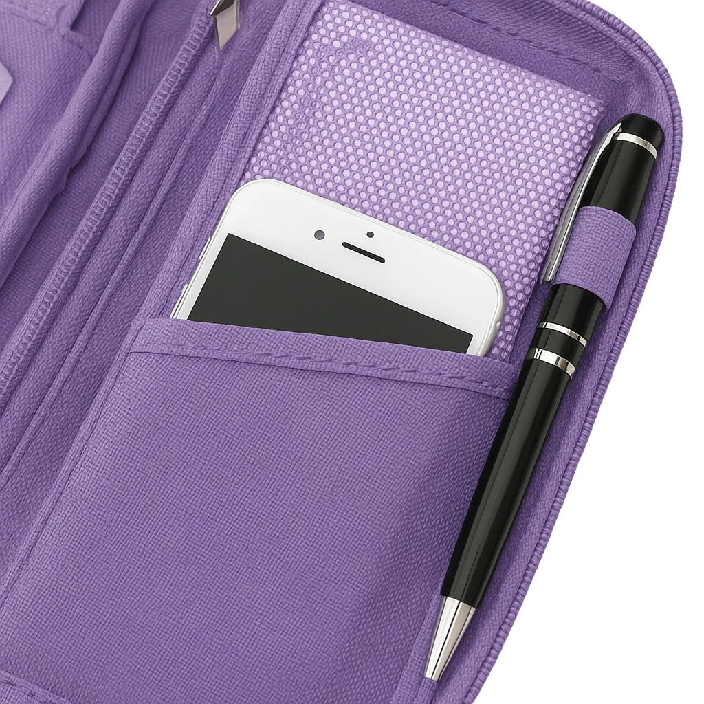 Travelus Travel Document Organizer Passport Holder Wallet Zipper Travel Wallet Card Holder Phone Storage Travel Pouch - Image 6