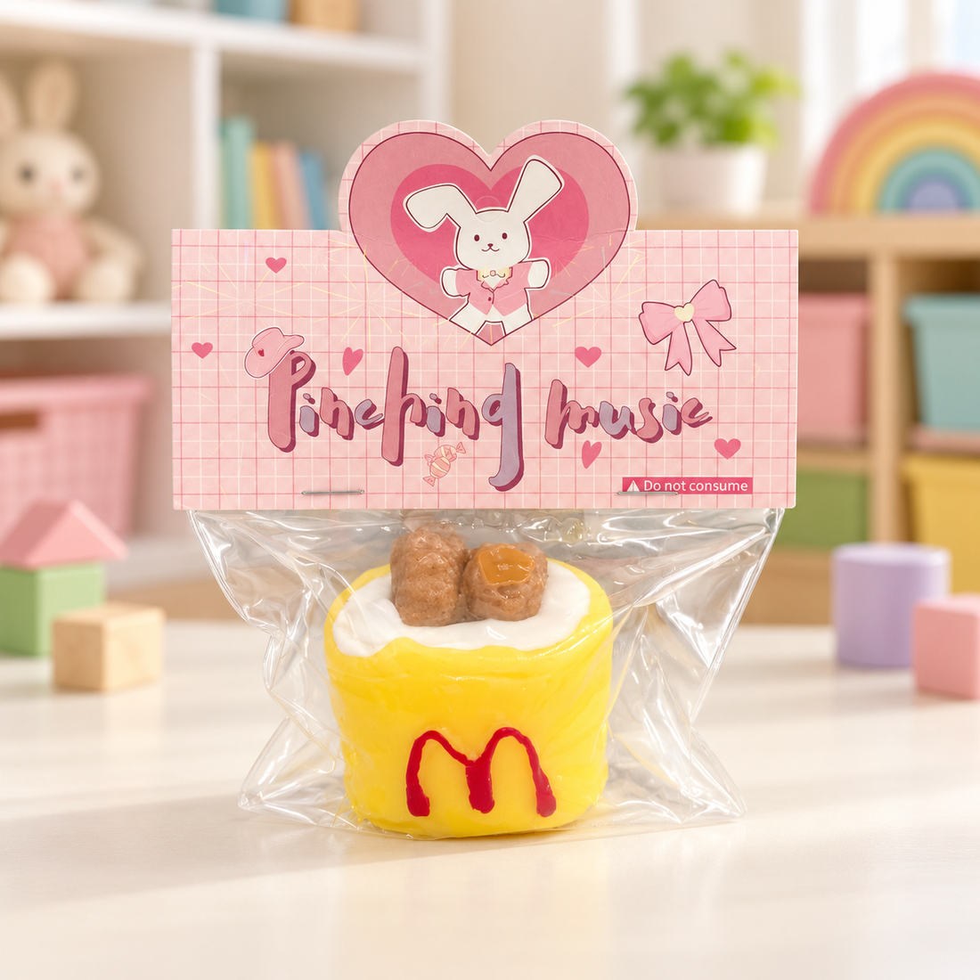Fast Food Bucket Squishy Sensory Toy