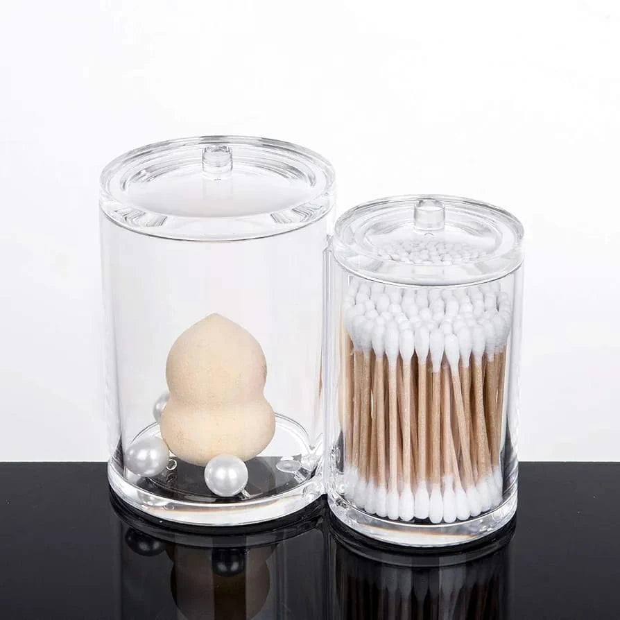 Double Plexi Swab & Cotton Pad Holder