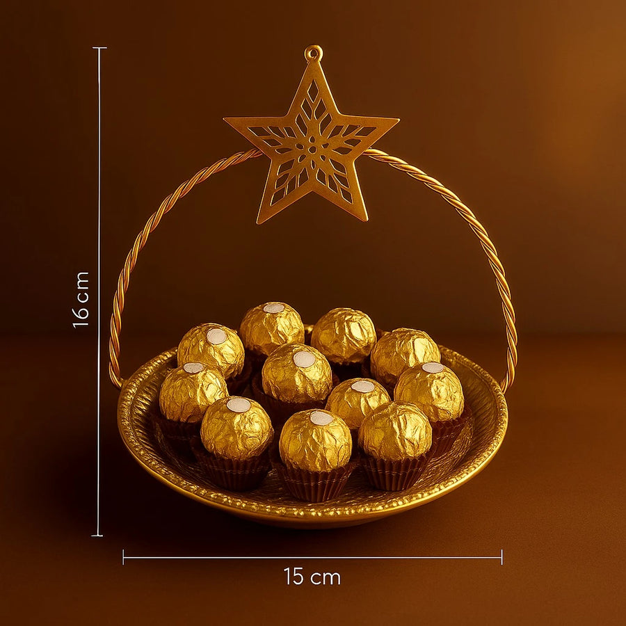 Gold Decorative Serving Stand