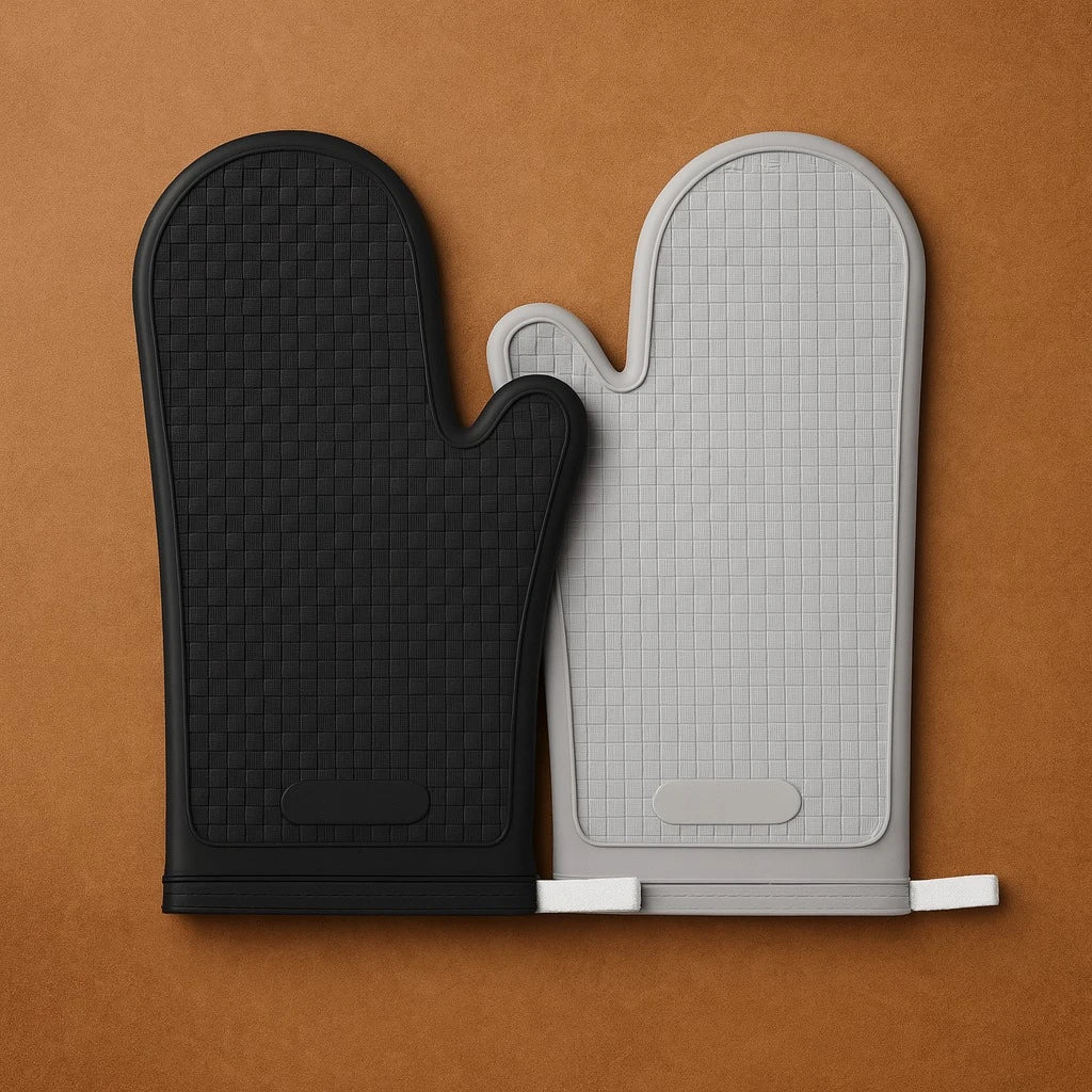 Textured Silicone Heat Resistant Oven Mitt