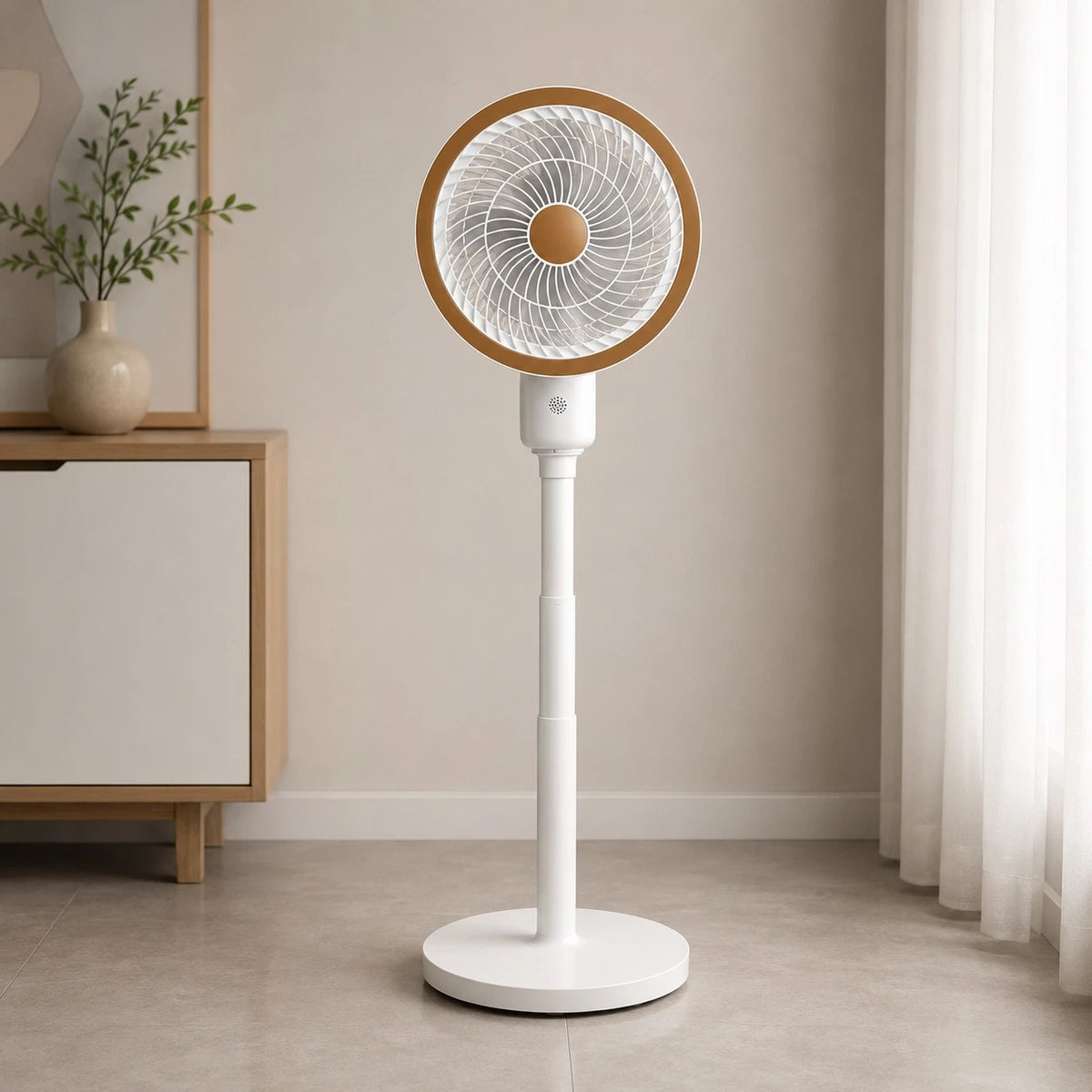 Standing Air Circulator Fan 40W Remote Control Oscillating Floor Fan - Image 6