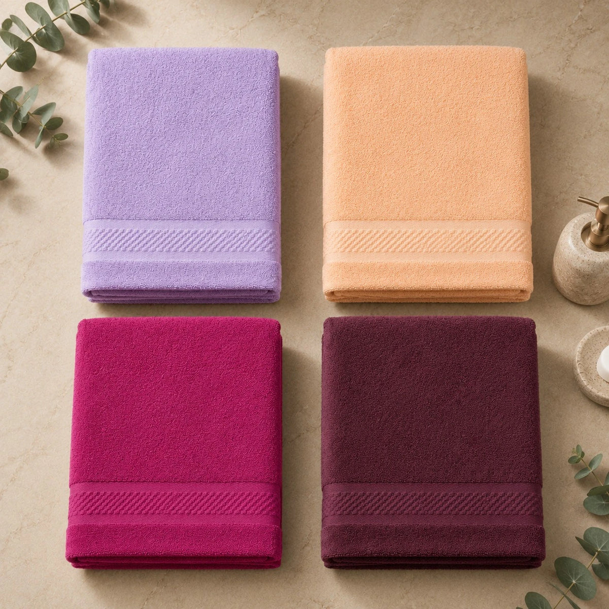 Terry Towel  90x50 cm Cotton Bathroom Hand Face Gym Spa Hotel Travel Towel Soft Absorbent Quick Dry Terry Cloth - Image 3