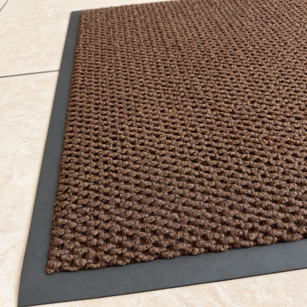 Textured Entrance Door Mat with Non Slip Backing 57.5 x 88 cm