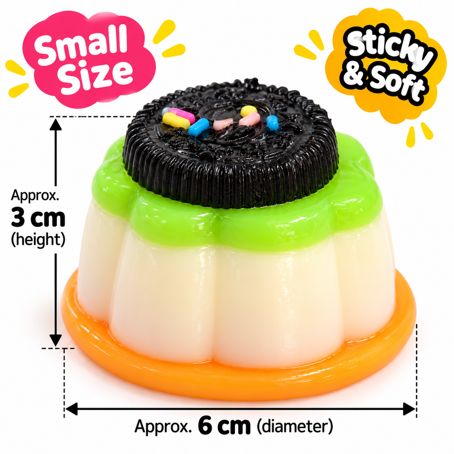 Mini Oreo Pudding Sticky Squishy Toy
