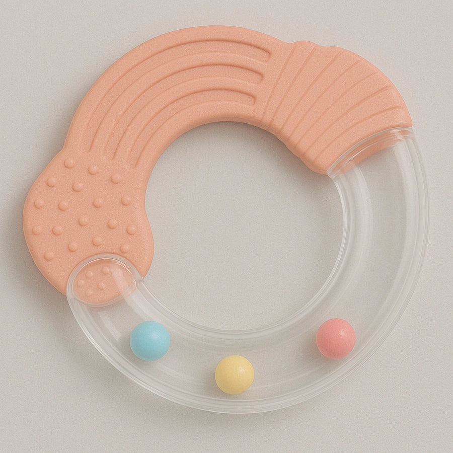 Rainbow Silicone Baby Teether