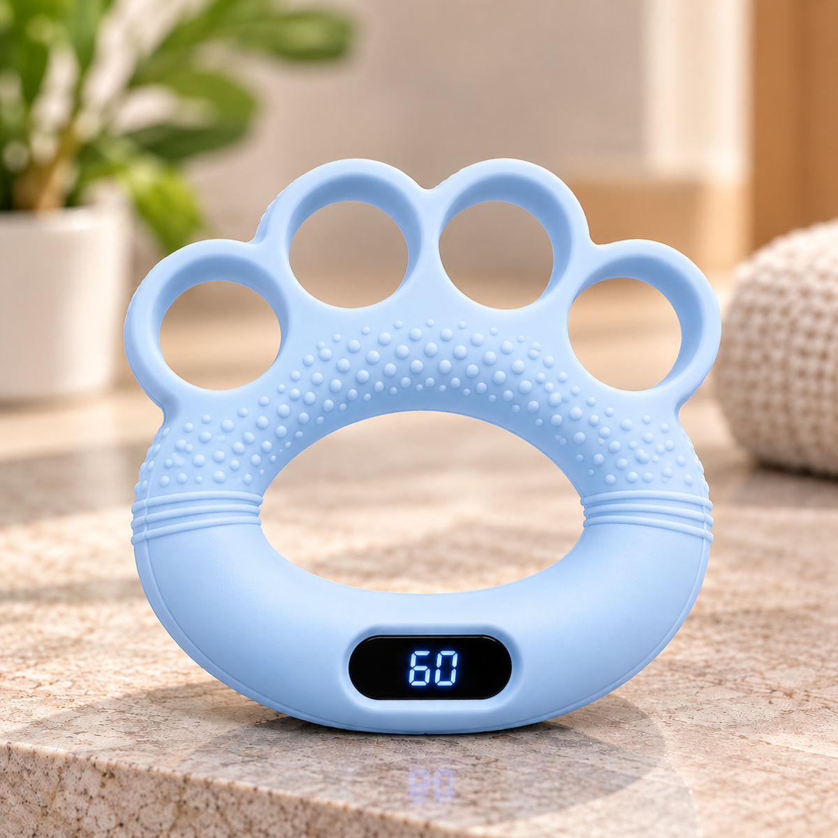 Silicone Hand Exerciser with Digital Counter