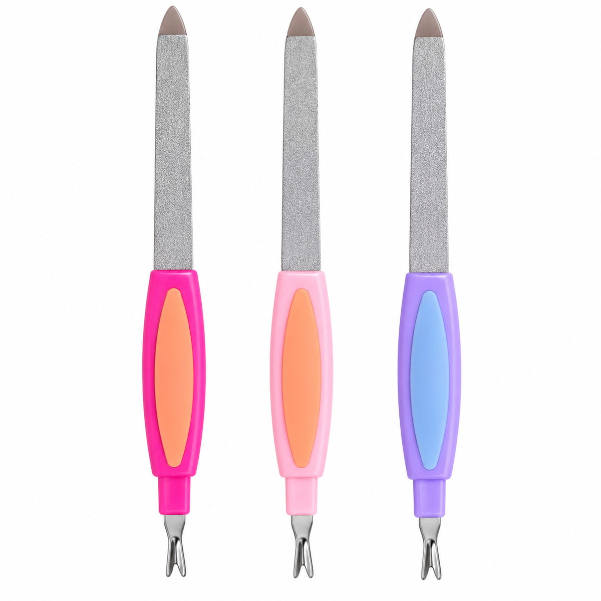 2-in-1 Nail File with Cuticle Cleaner