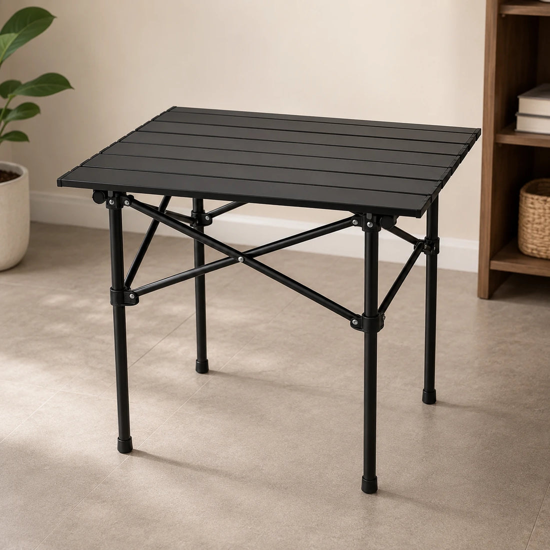 Portable Table Camping Foldable Table Outdoor Picnic Table Room Desk Balcony Table Lightweight Aluminum Table