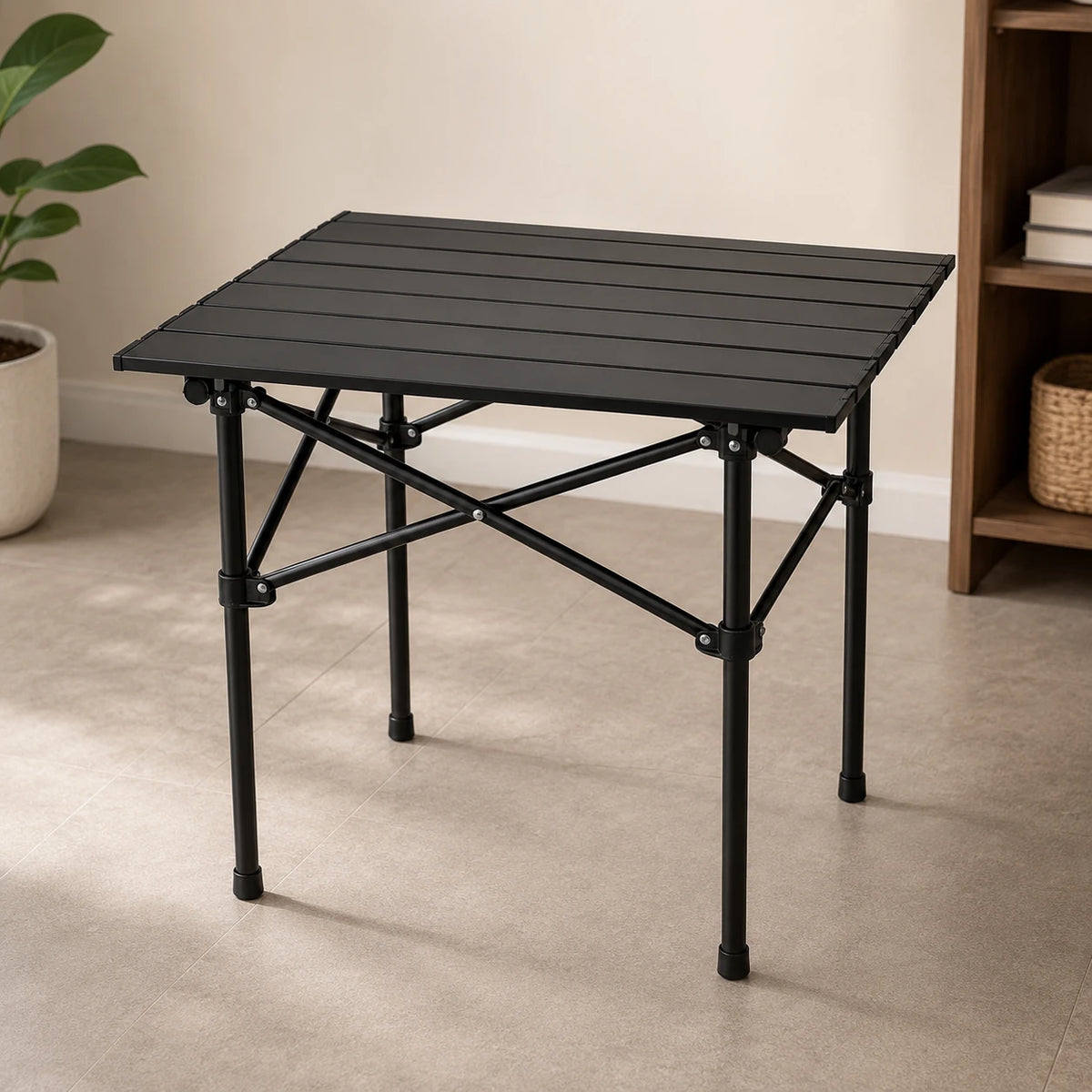 Portable Table Camping Foldable Table Outdoor Picnic Table Room Desk Balcony Table Lightweight Aluminum Table