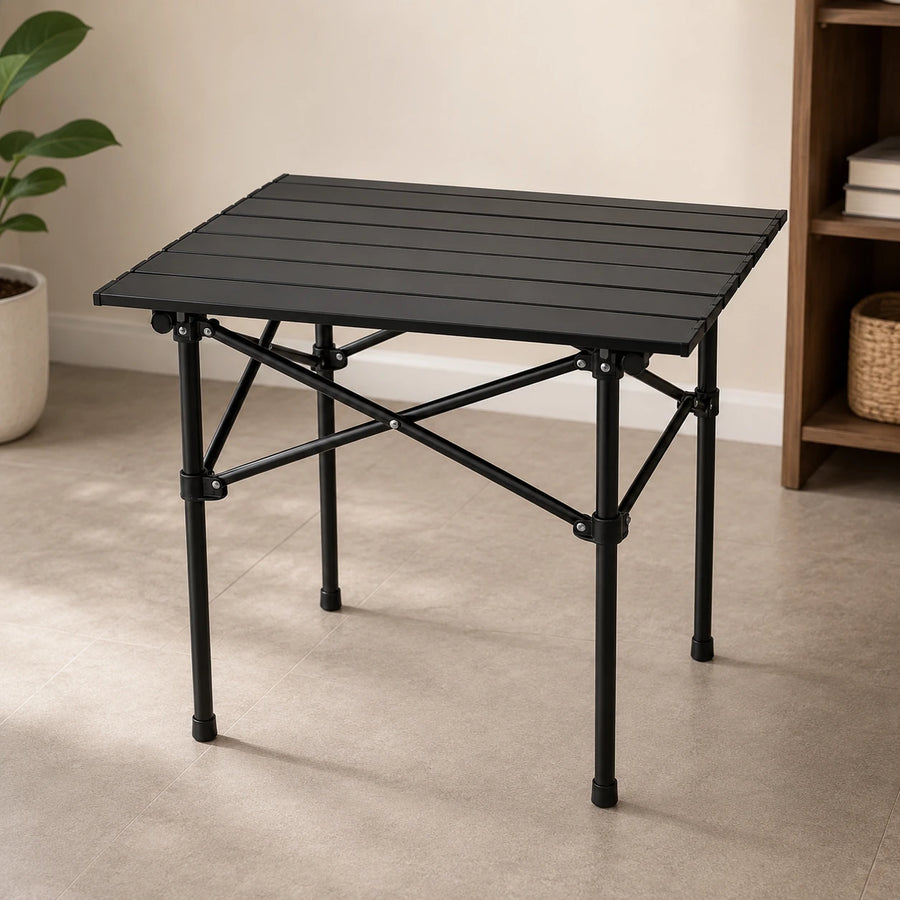 Portable Table Camping Foldable Table Outdoor Picnic Table Room Desk Balcony Table Lightweight Aluminum Table