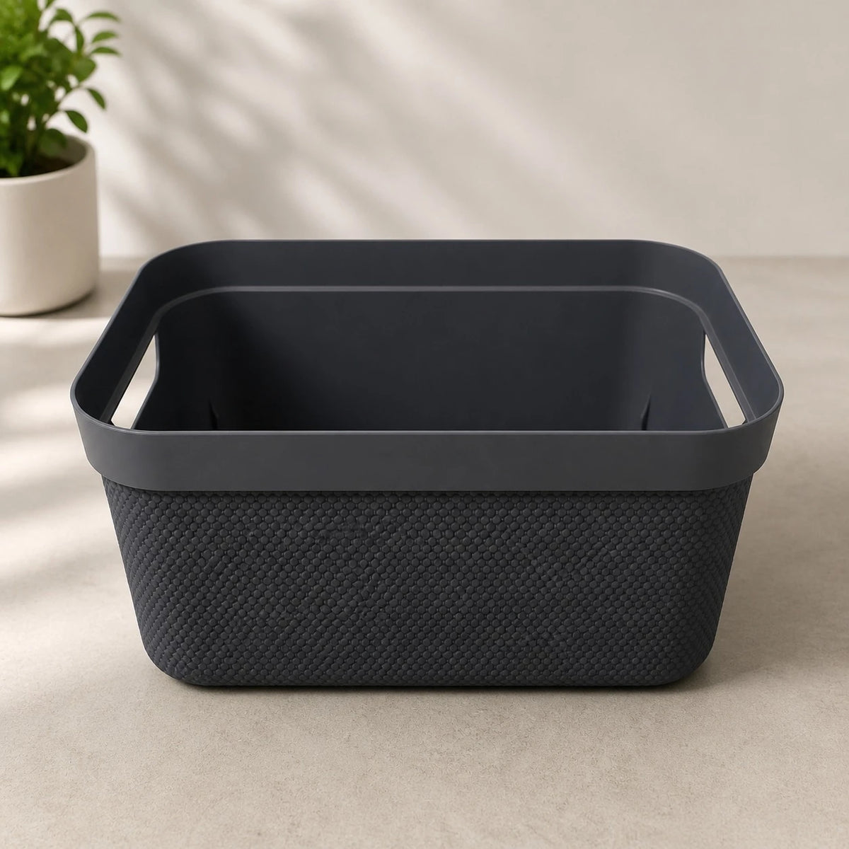 Rotho Jive Box Storage Basket Set Plastic Organizer Boxes A5 Size 5L Swiss Design BPA Free Stackable Storage Containers - Image 4