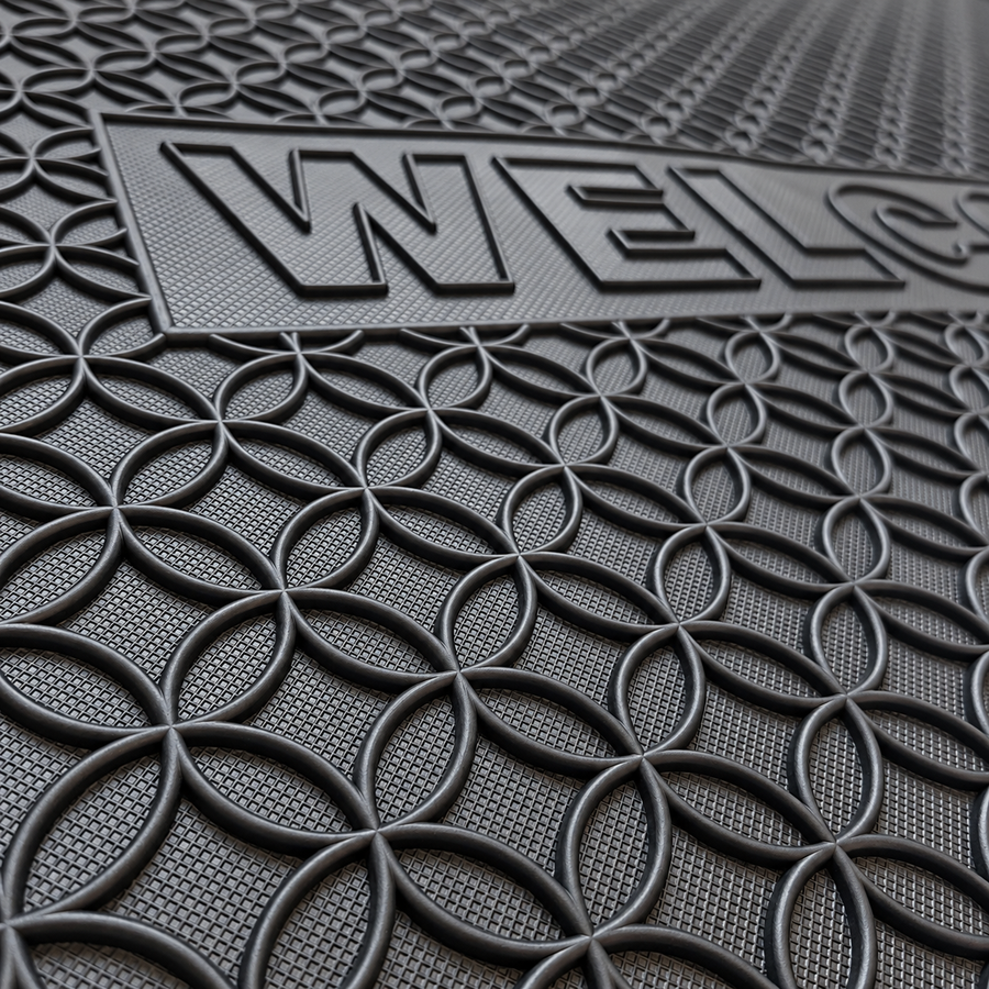Welcome Rubber Entrance Door Mat