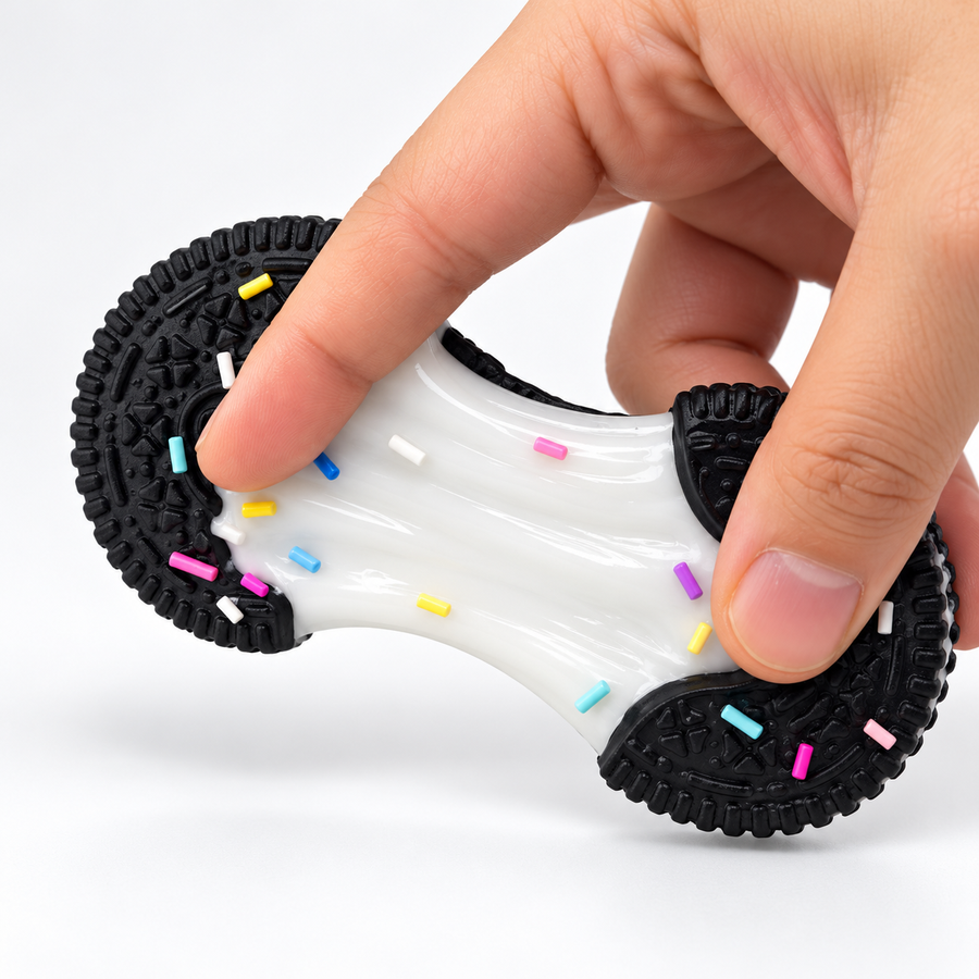 Stretchable Oreo Shaped Squishy Toy